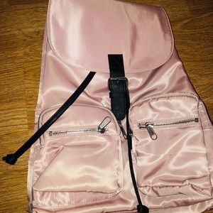 Pink backpack